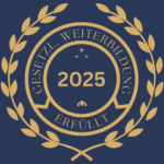 Blue and Gold Luxury Logo